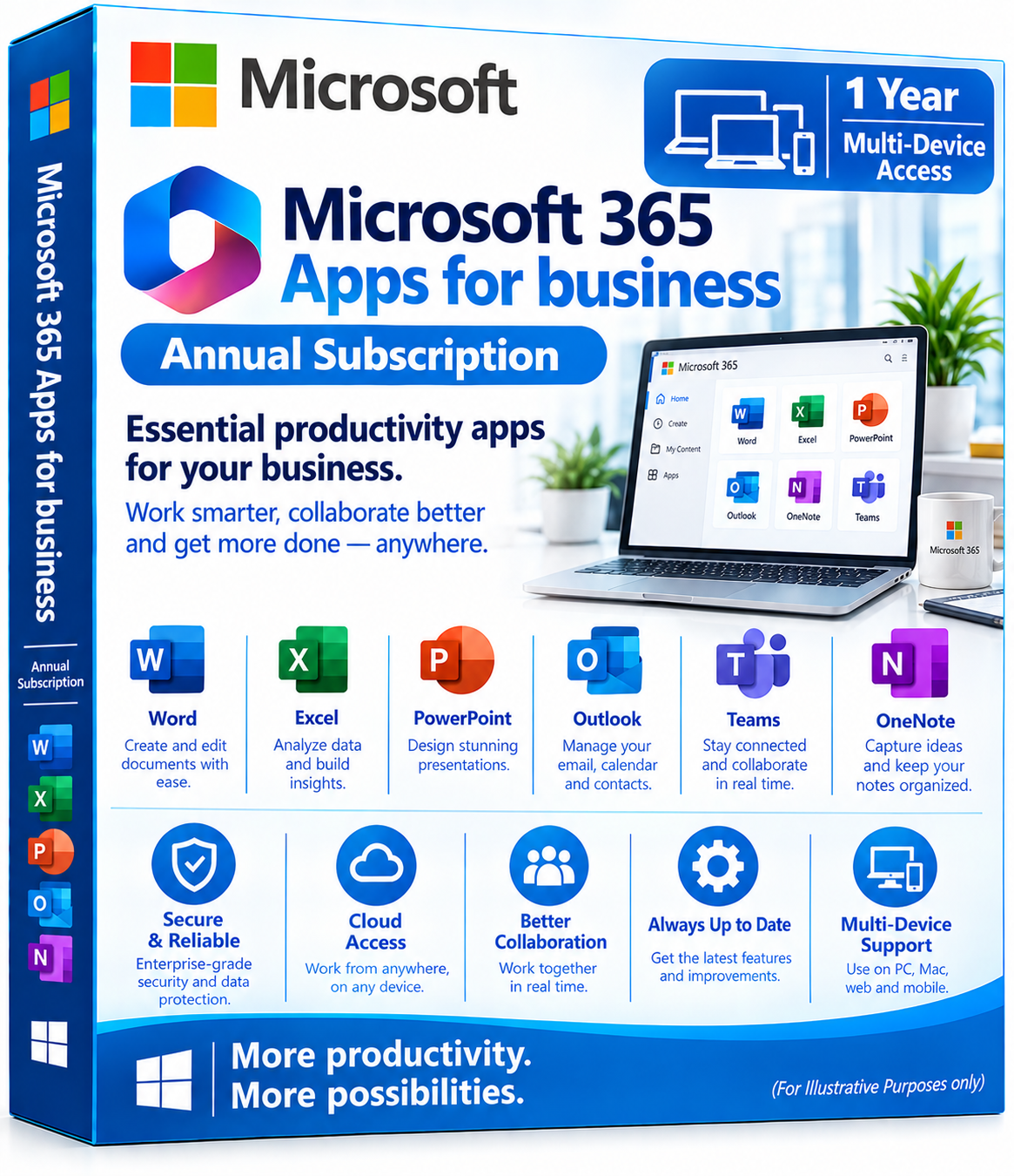 Microsoft 365 Apps for business Annual Subscription