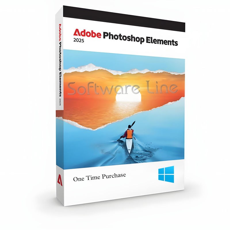 Adobe Photoshop Elements 2025 Windows | One Time Purchase