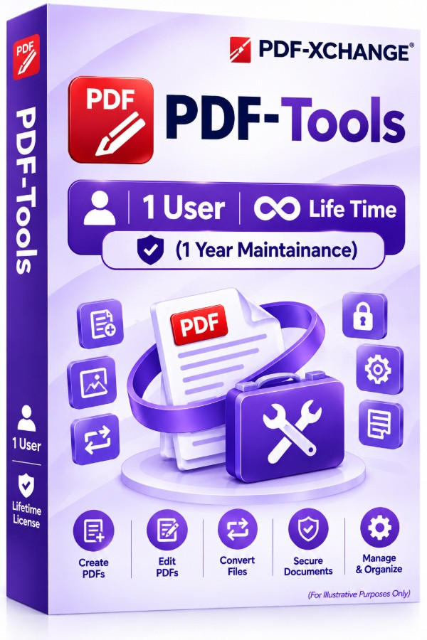 PDF-Tools 1 User Life Time (1 Year Maintainance)