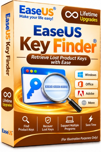 EaseUS Key Finder (Lifetime Upgrades)