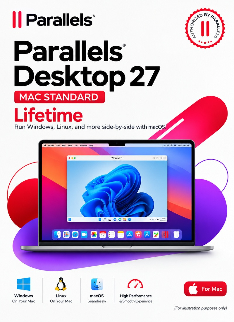 Parallels Desktop 27 MAC Standard Life Time