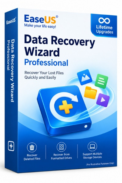EaseUS Data Recovery Wizard Professional (Lifetime Upgrades)