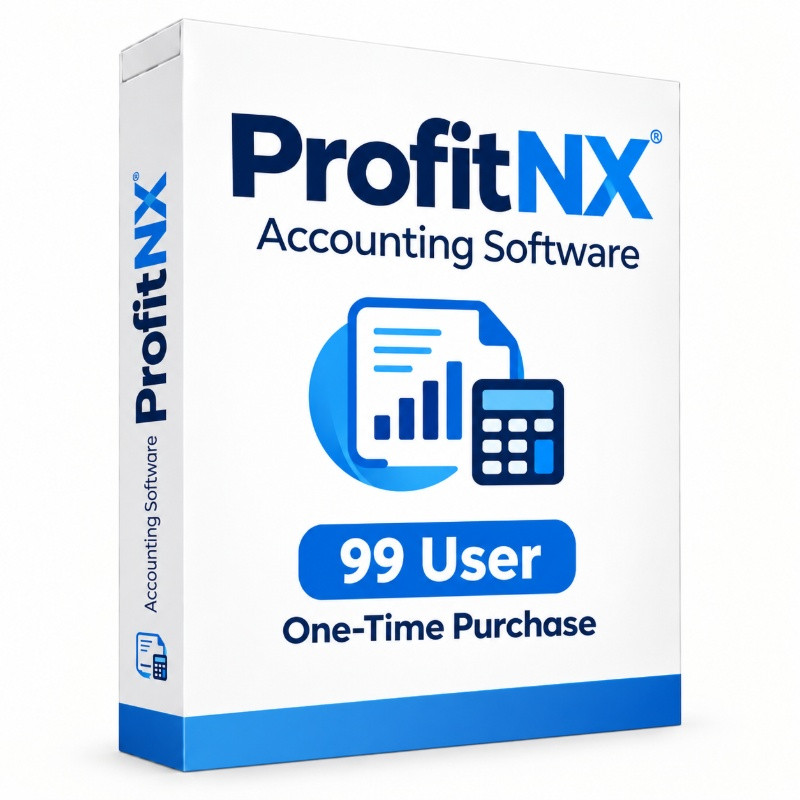 ProfitNX Accounting Software 99 User One-Time Purchase