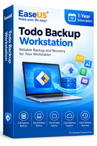 EaseUS Todo Backup Workstation (Yearly Subscription)