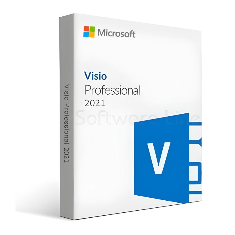 MS Visio Professional 2021 Windows (One-Time Purchase)