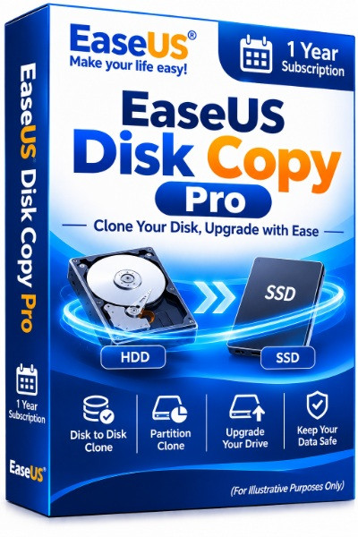 EaseUS Disk Copy Pro (1 - Year Subscription)