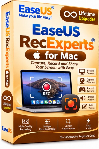 EaseUS RecExperts for Mac (Lifetime Upgrades)