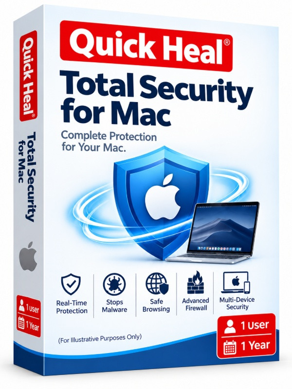Quick Heal Total Security for Mac 1 User 1 Year