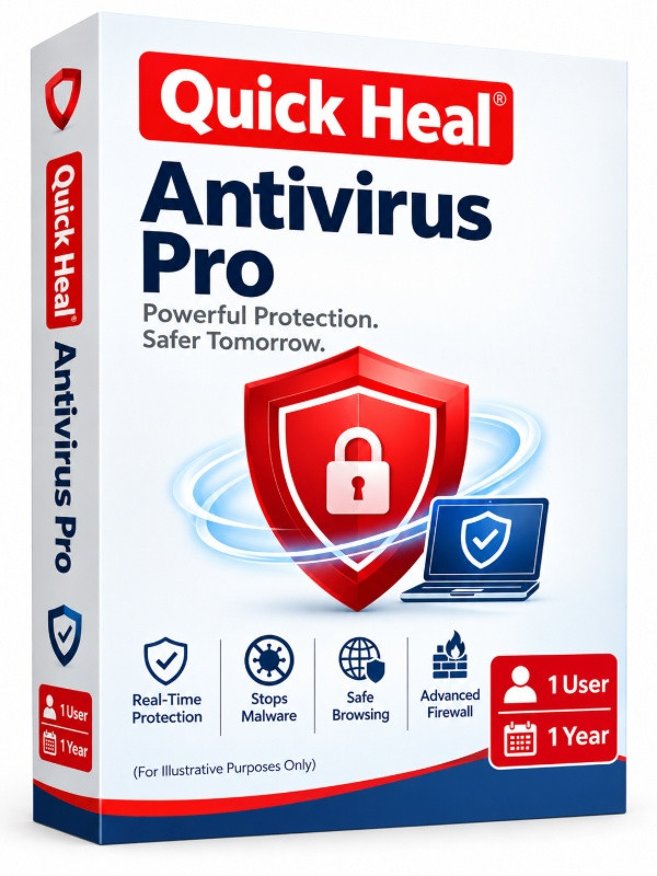 Quick Heal AntiVirus Pro 1 User 1 year