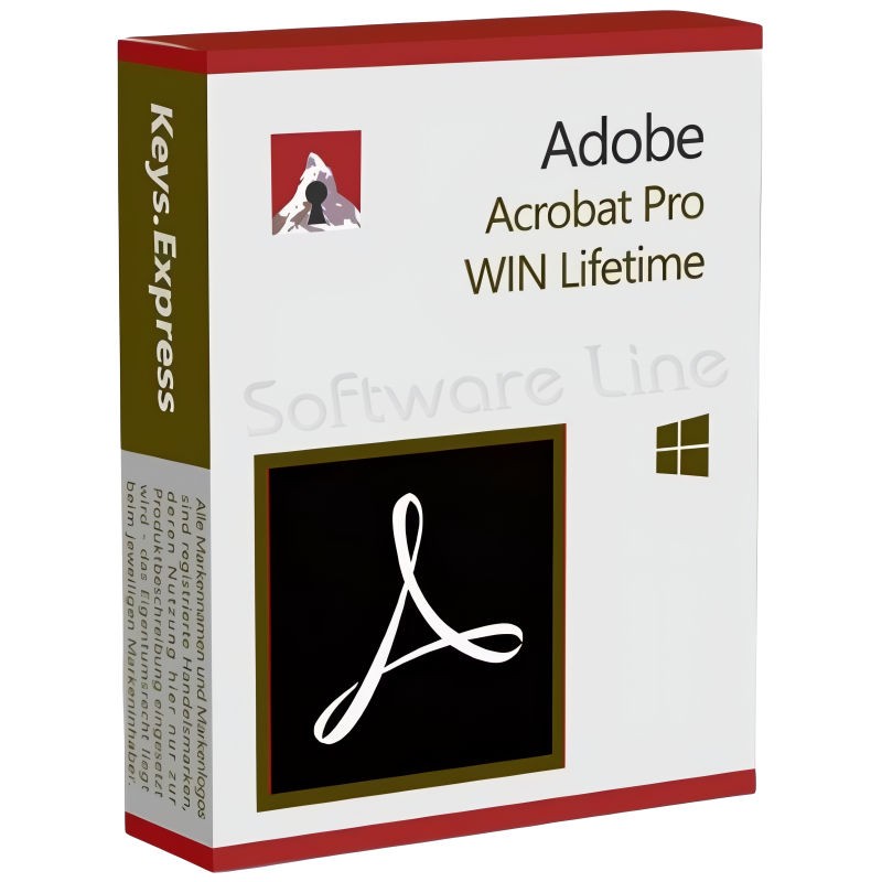 Adobe Acrobat Pro 2020 Perpetual (Life Time) 1 User