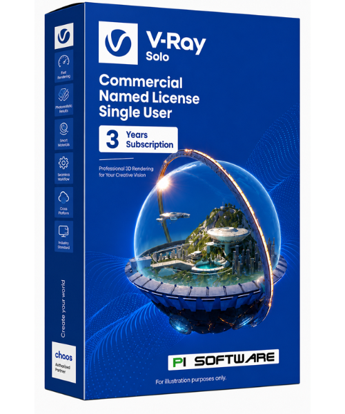 V-Ray Solo Commercial Named License Single User 3 Years Subscription