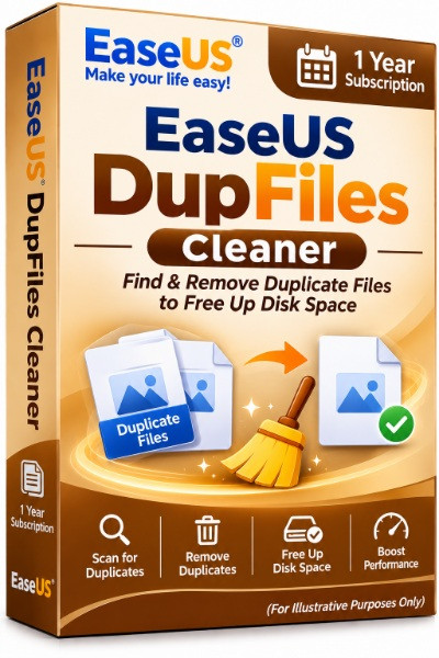 EaseUS DupFiles Cleaner (Yearly Subscription)