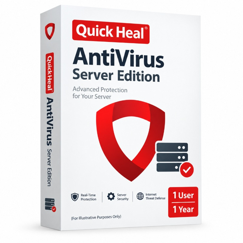 Quick Heal AntiVirus Server Edition 1 User 1 Year