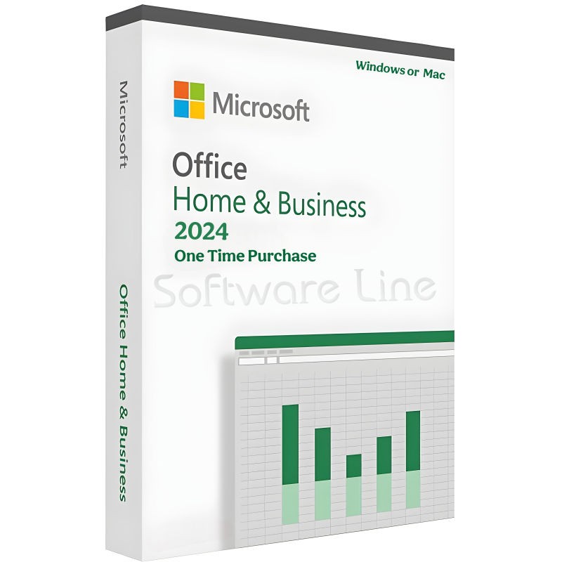 Microsoft Home & Business 2024 Windows or MAC  (One-Time Purchase)