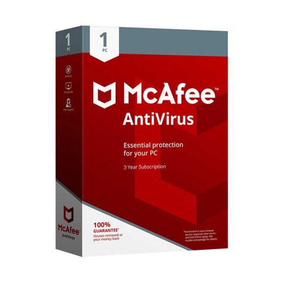 MCAFEE ANTIVIRUS 2021 | 5 USERS | Software Line Trading - Solution For